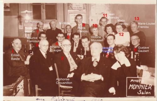 Réunion du Régional 1950 - Identités