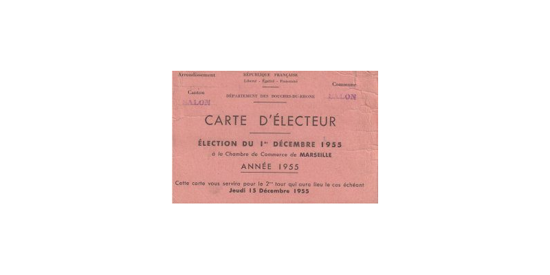 Carte d’électrice de Denise Giraud