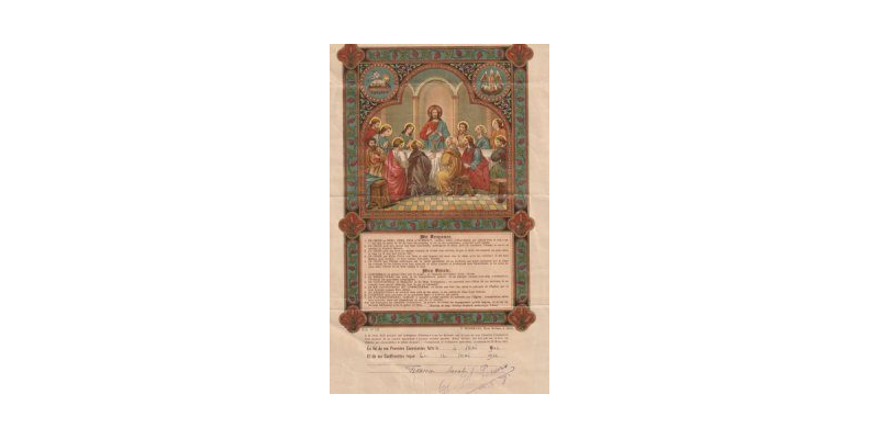 La première communion de Raoul Francou
