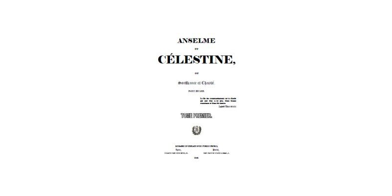 Anselme et Célestine - Tome I