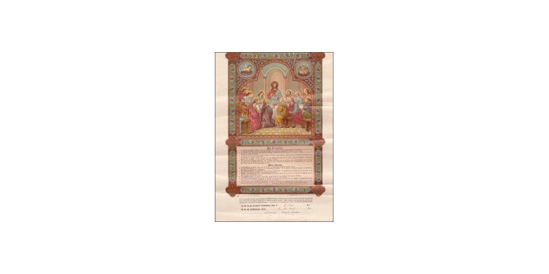 La première communion de Marie-Louise Francou